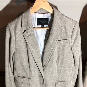 Banana republic tan tweed blazer